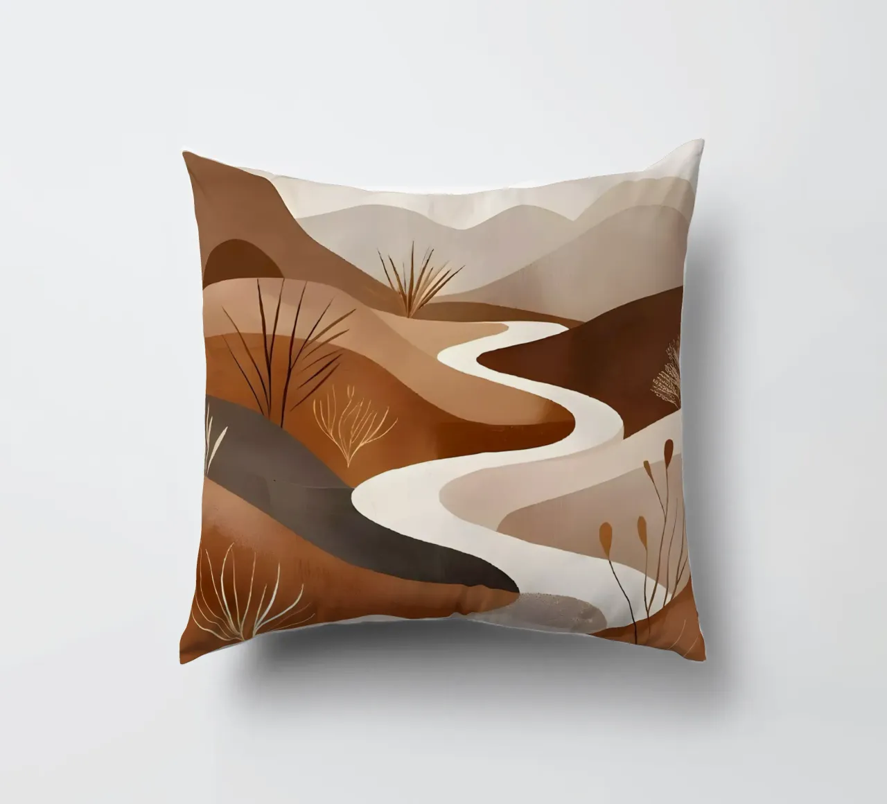 Un sereno sentiero nel deserto cuscino da Artistic-shop