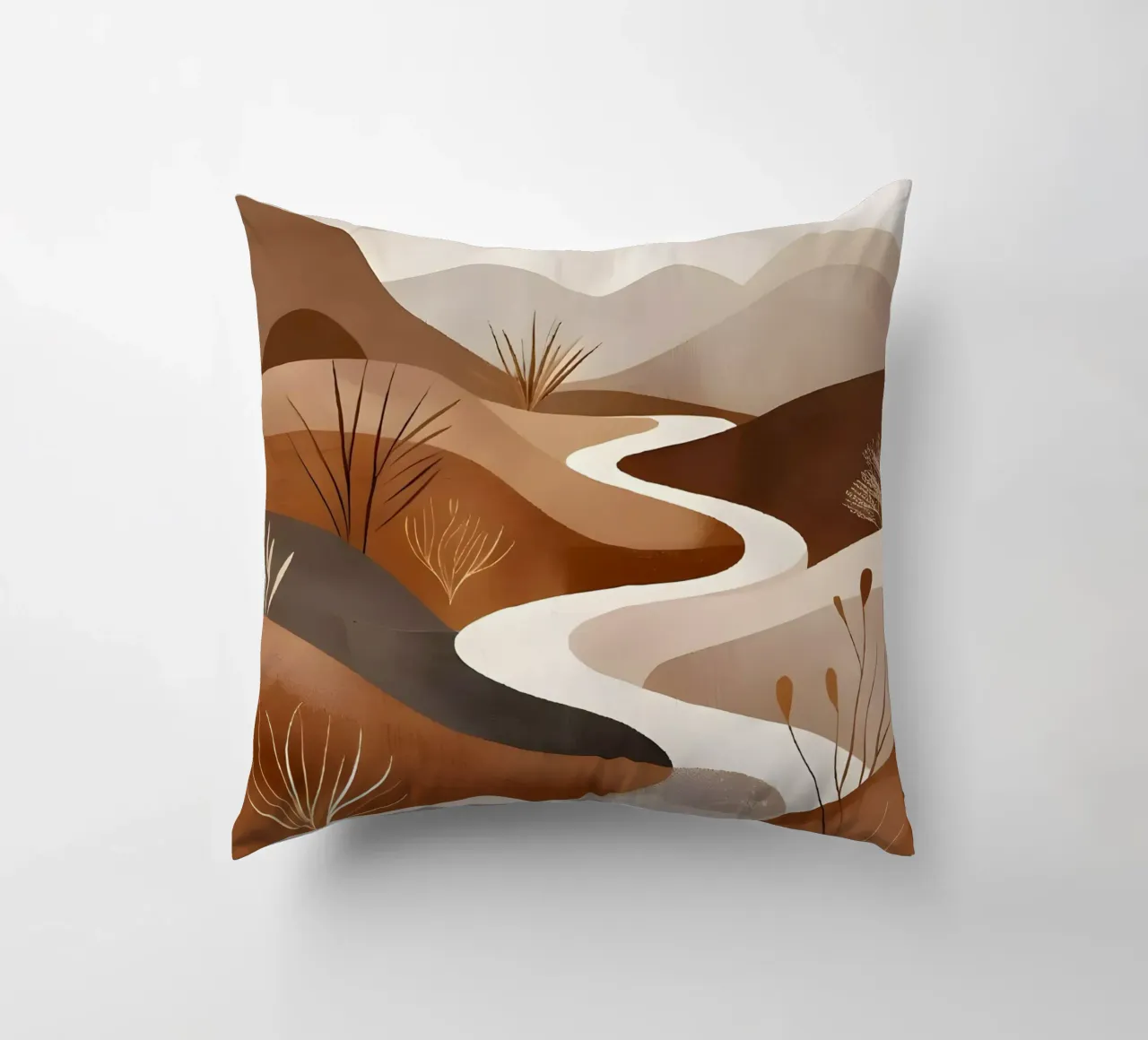 Un sereno sentiero nel deserto cuscino da Artistic-shop