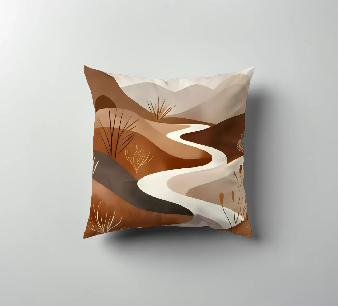 Un sereno sentiero nel deserto cuscino da Artistic-shop