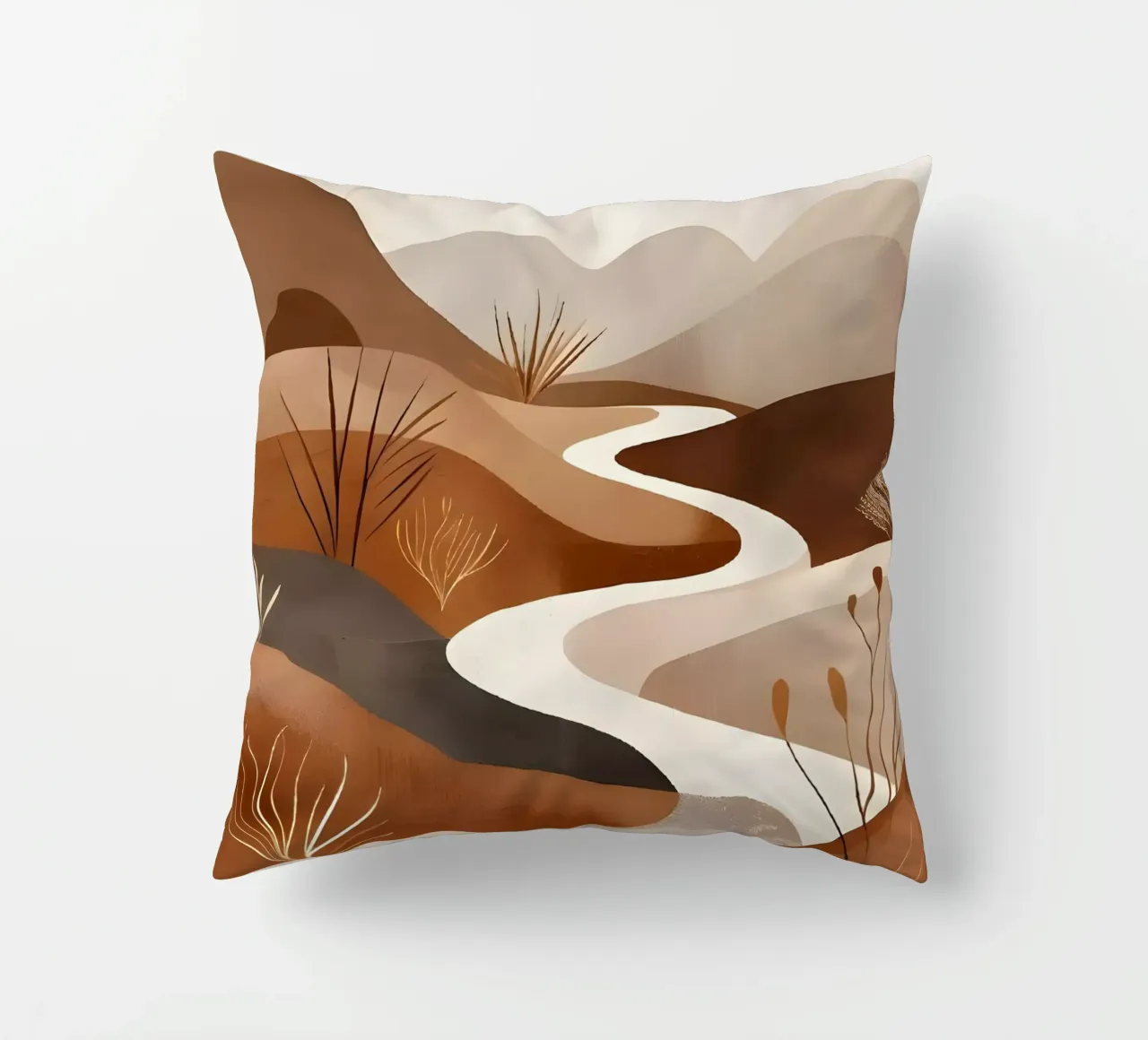 Un sereno sentiero nel deserto cuscino da Artistic-shop