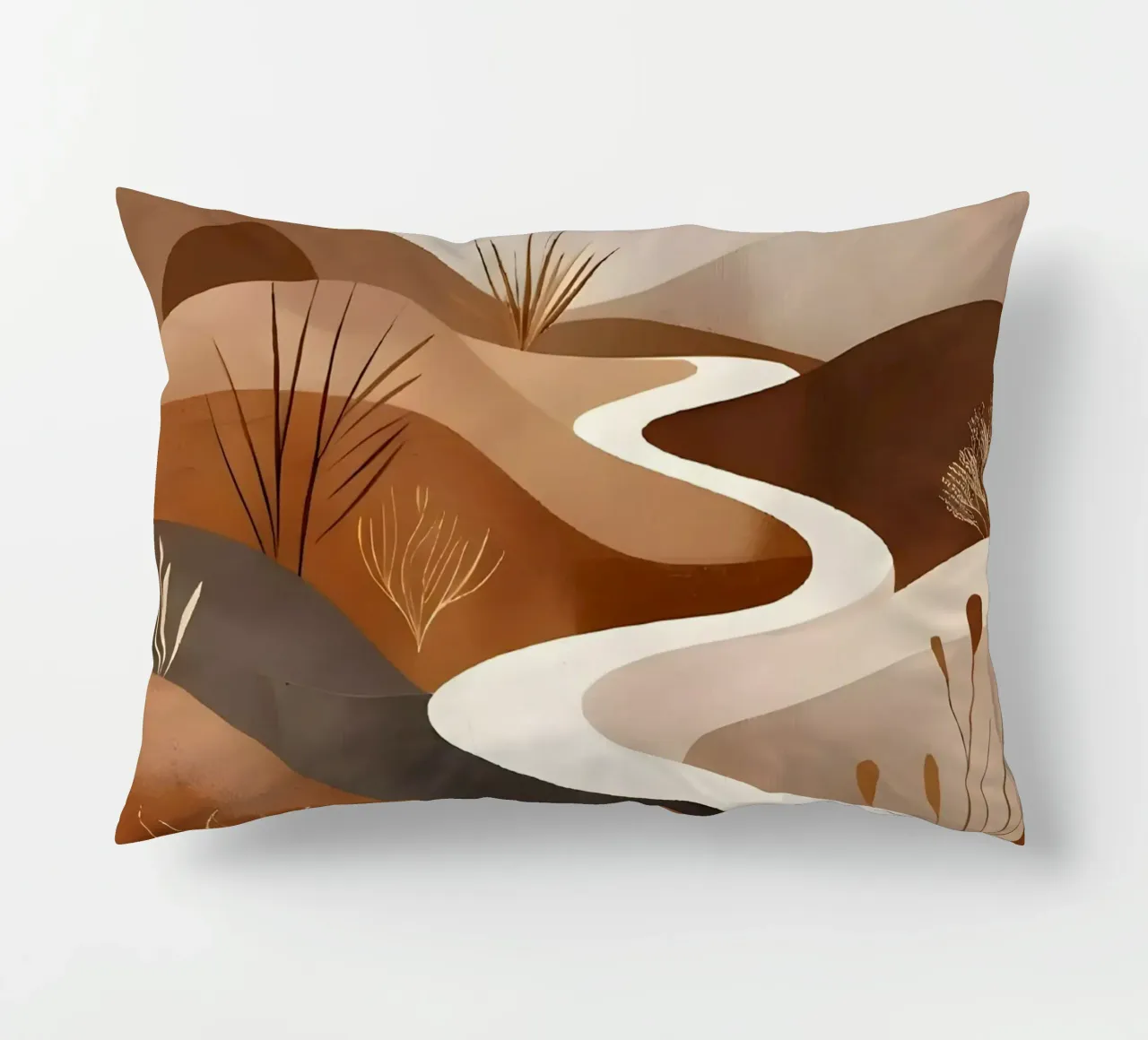 Un sereno sentiero nel deserto cuscino da Artistic-shop