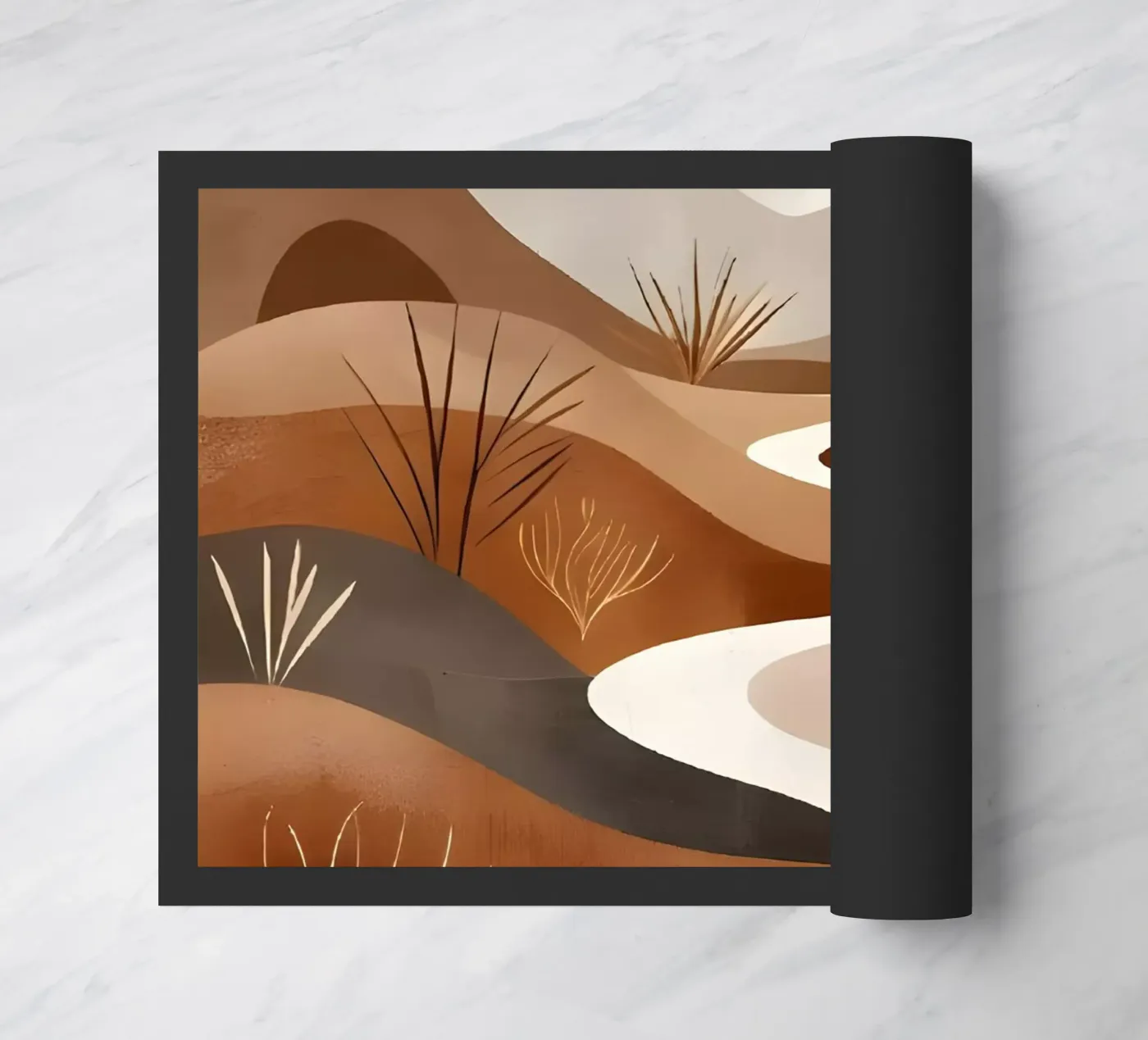 Serene Desert Path doormat by Artistic-shop