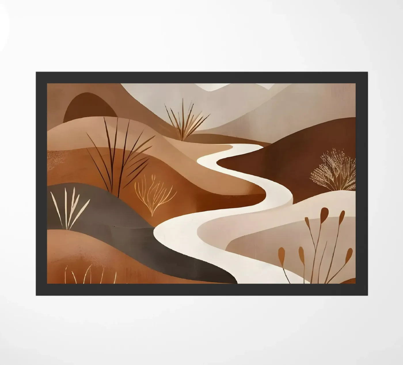 Serene Desert Path doormat by Artistic-shop