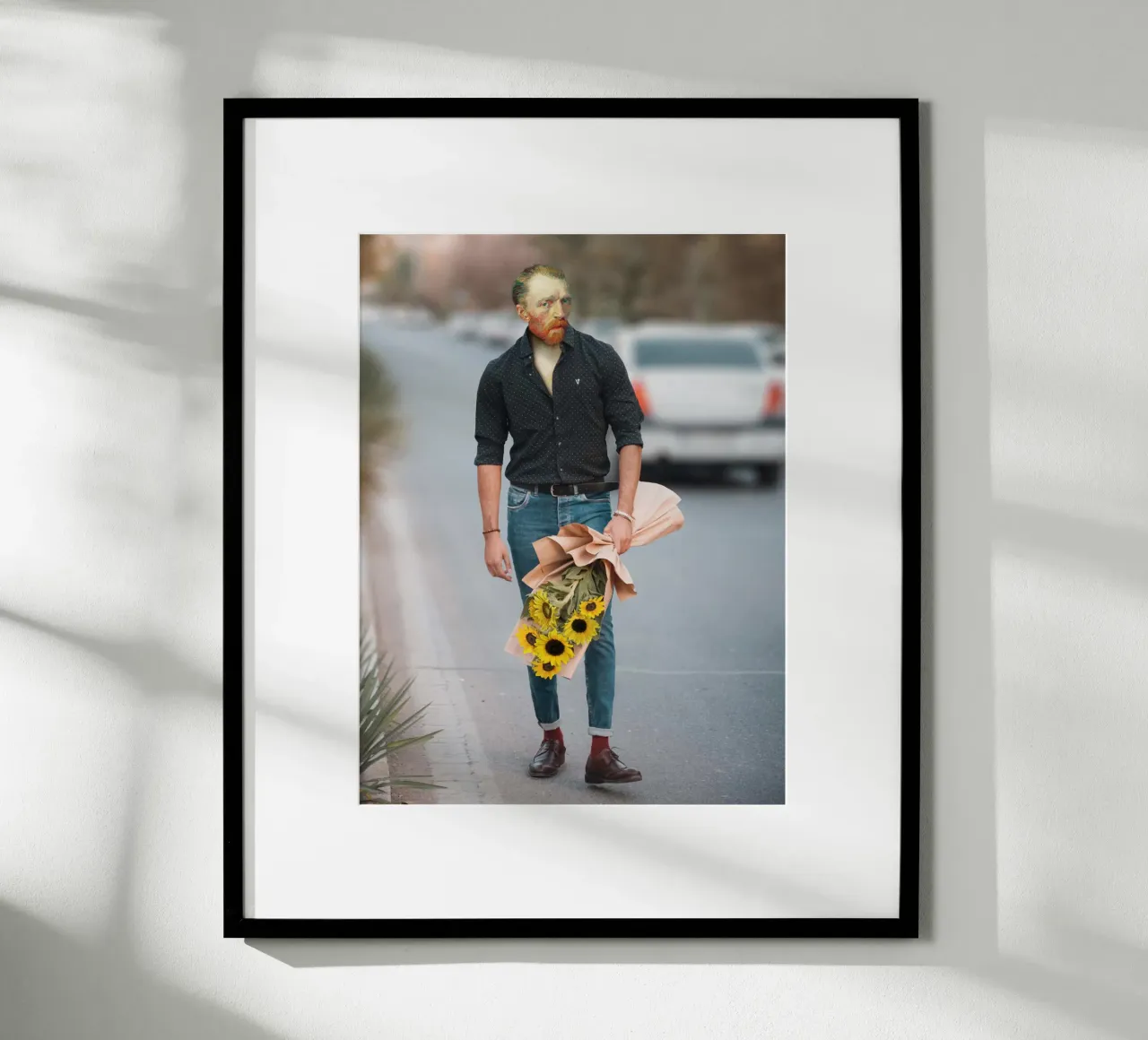 The First Date poster con telaio in plastica da Dikhotomy