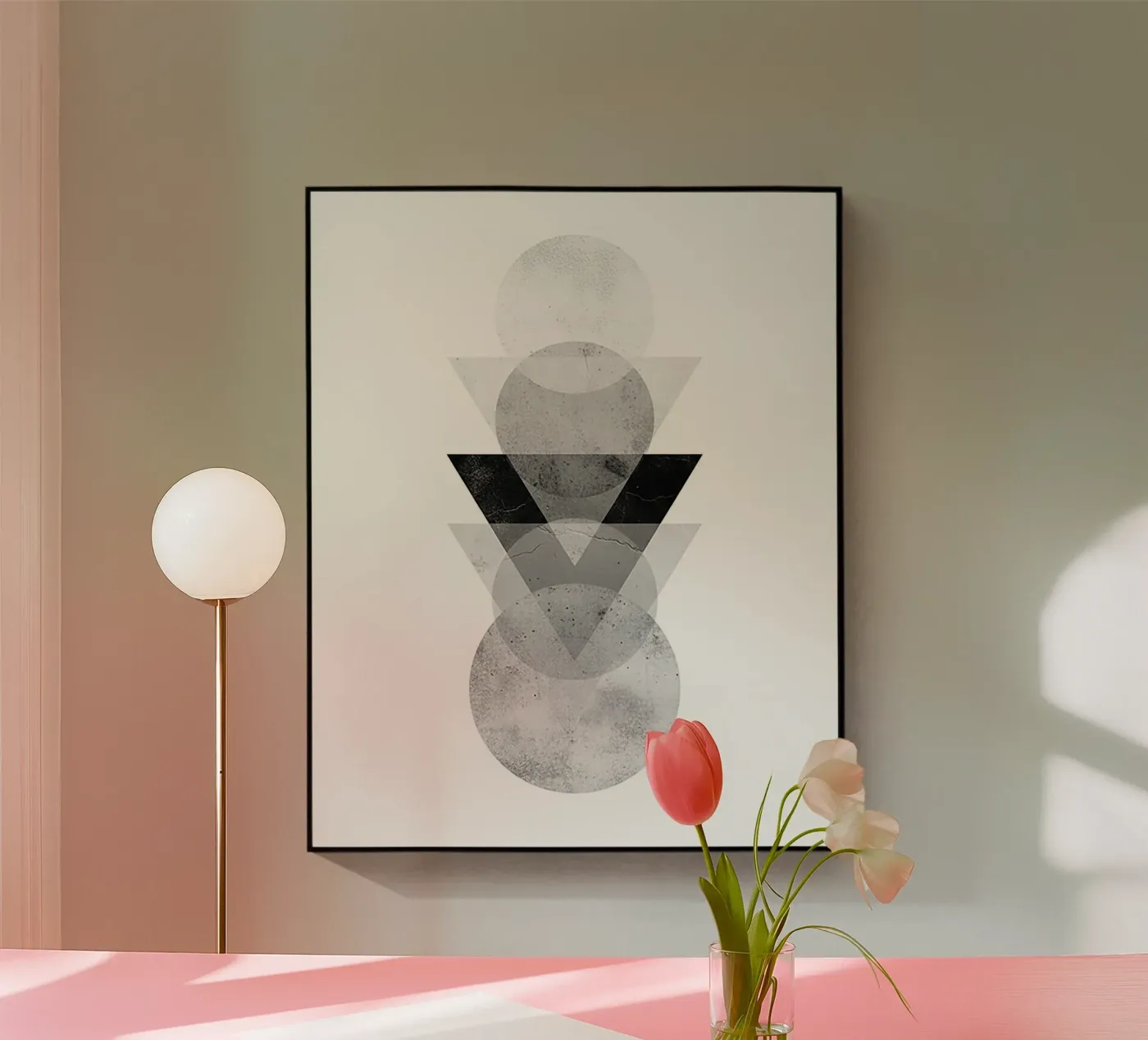 black and white poster plexiglass da B&W