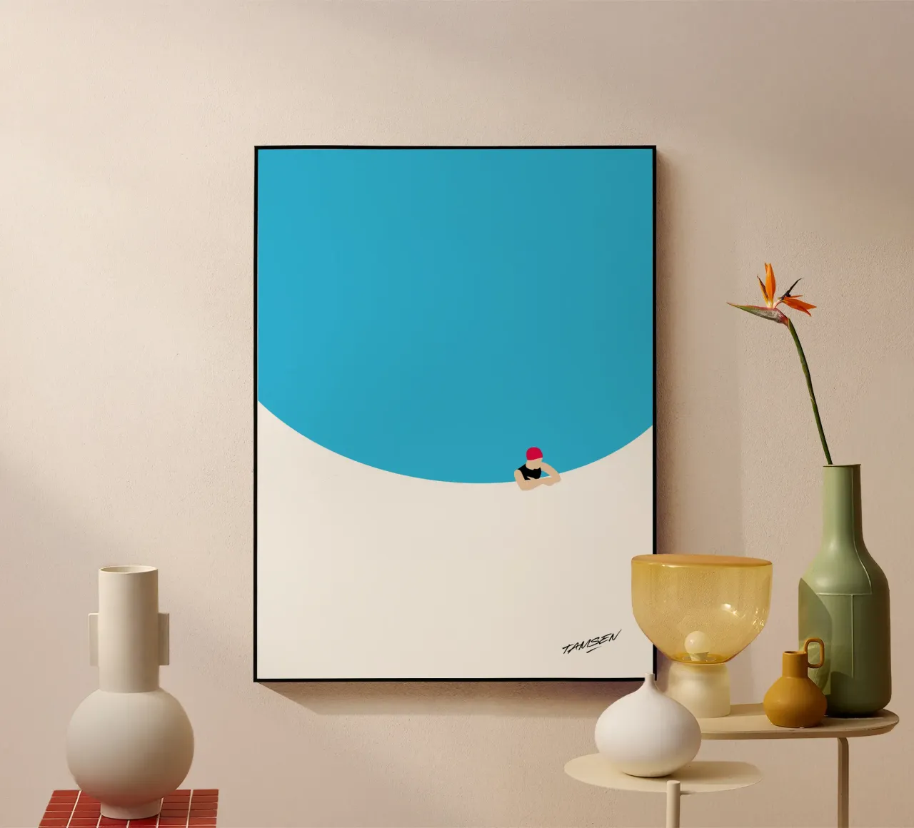 La piscina plexiglass da Tamsen Design