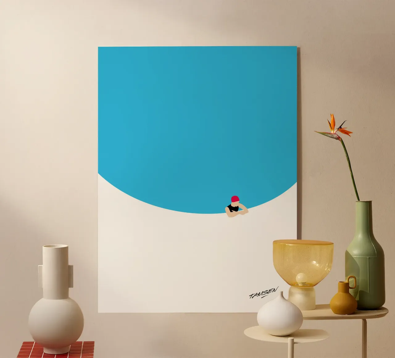 La piscina plexiglass da Tamsen Design