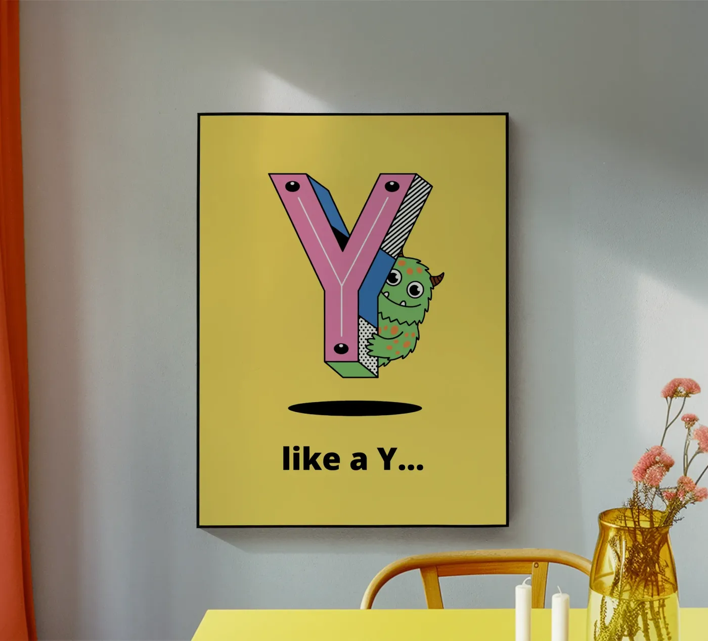 Poster Alfabeto Bambini – Alfabeto Decorativo per Camera da Letto plexiglass da The Little Animals Club