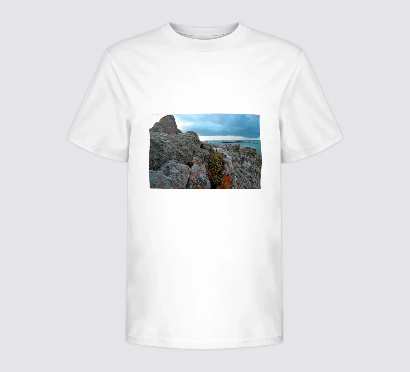 SOLID AS A ROCK. kids t-shirt by TYPOGRAPHY BY THIERRY VOBMANN