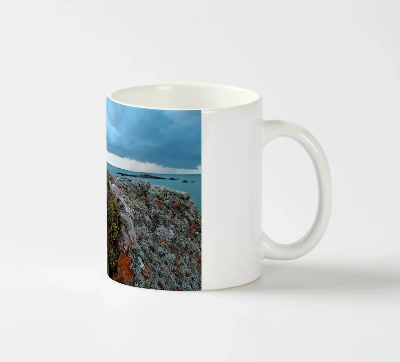 SOLID AS A ROCK. ceramic mug by TYPOGRAPHY BY THIERRY VOBMANN