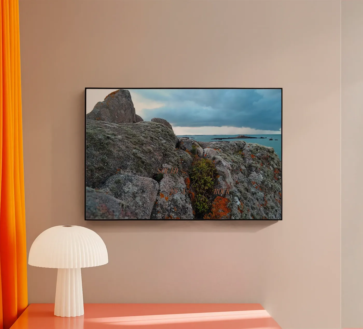 SOLID AS A ROCK. plexiglass da TYPOGRAPHY BY THIERRY VOBMANN