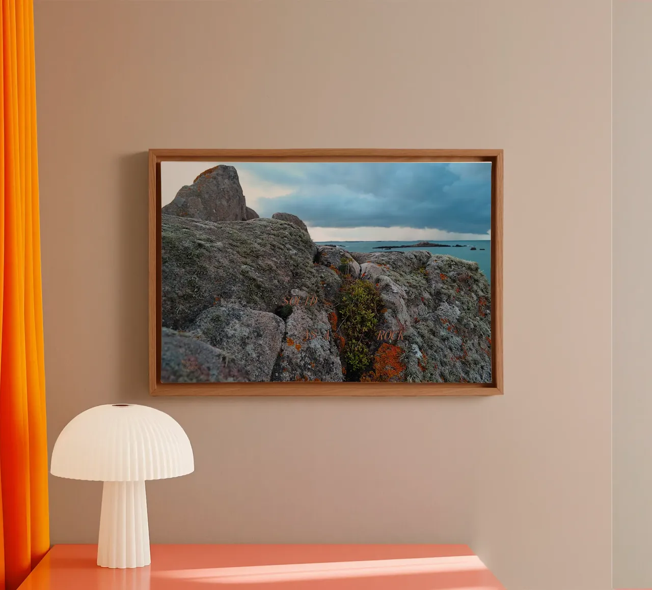 SOLID AS A ROCK. canvas by TYPOGRAPHY BY THIERRY VOBMANN