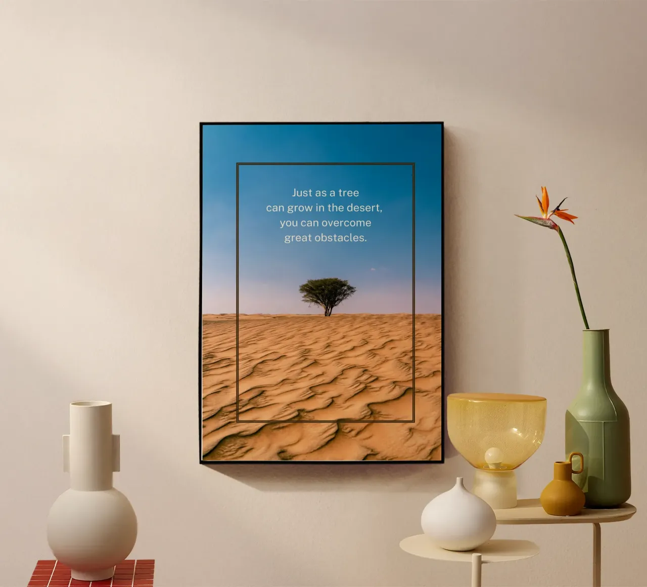 JUST AS A TREE plexiglass da Daily Motivation