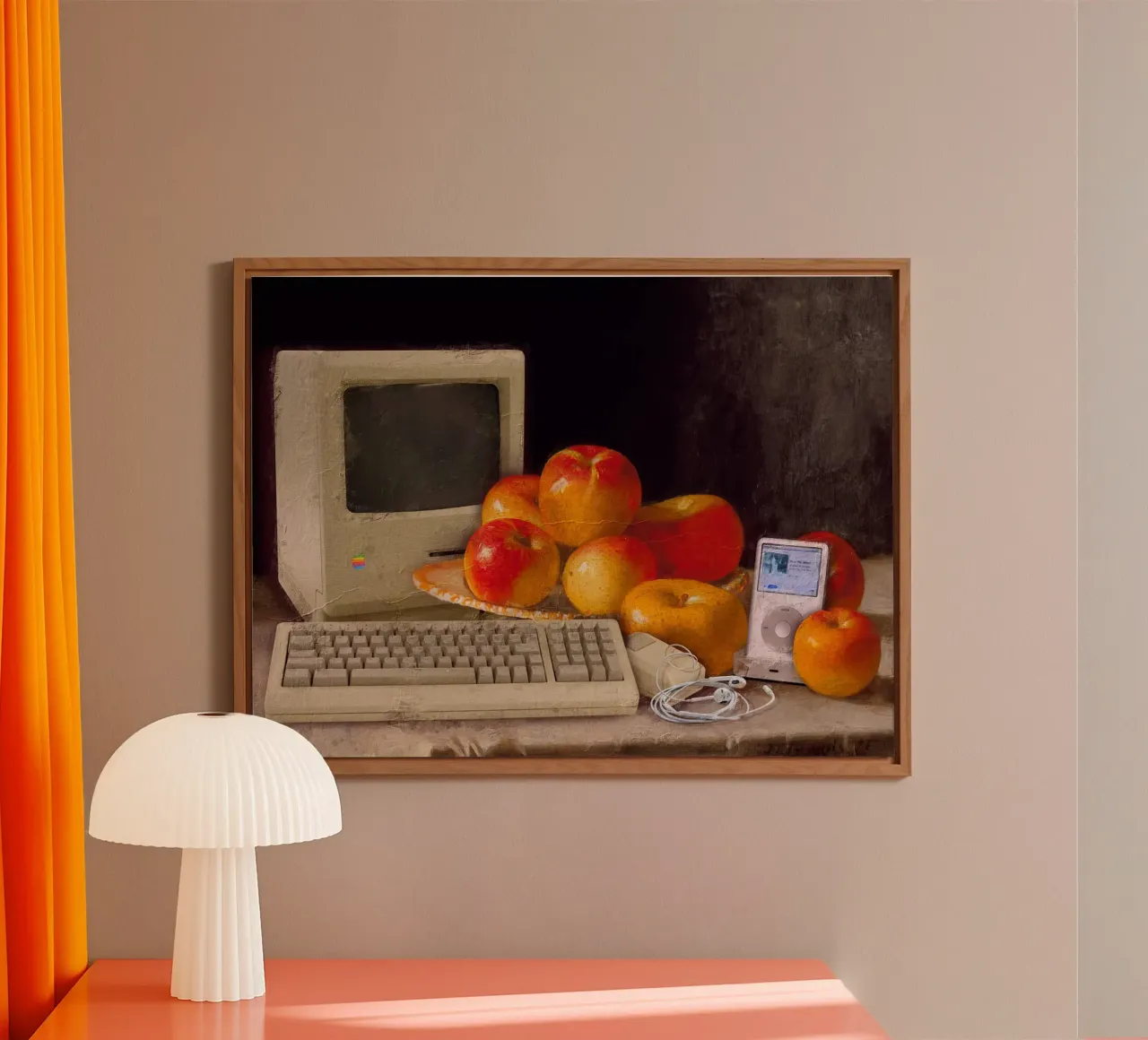 Think in Apples alluminio dibond da Dikhotomy