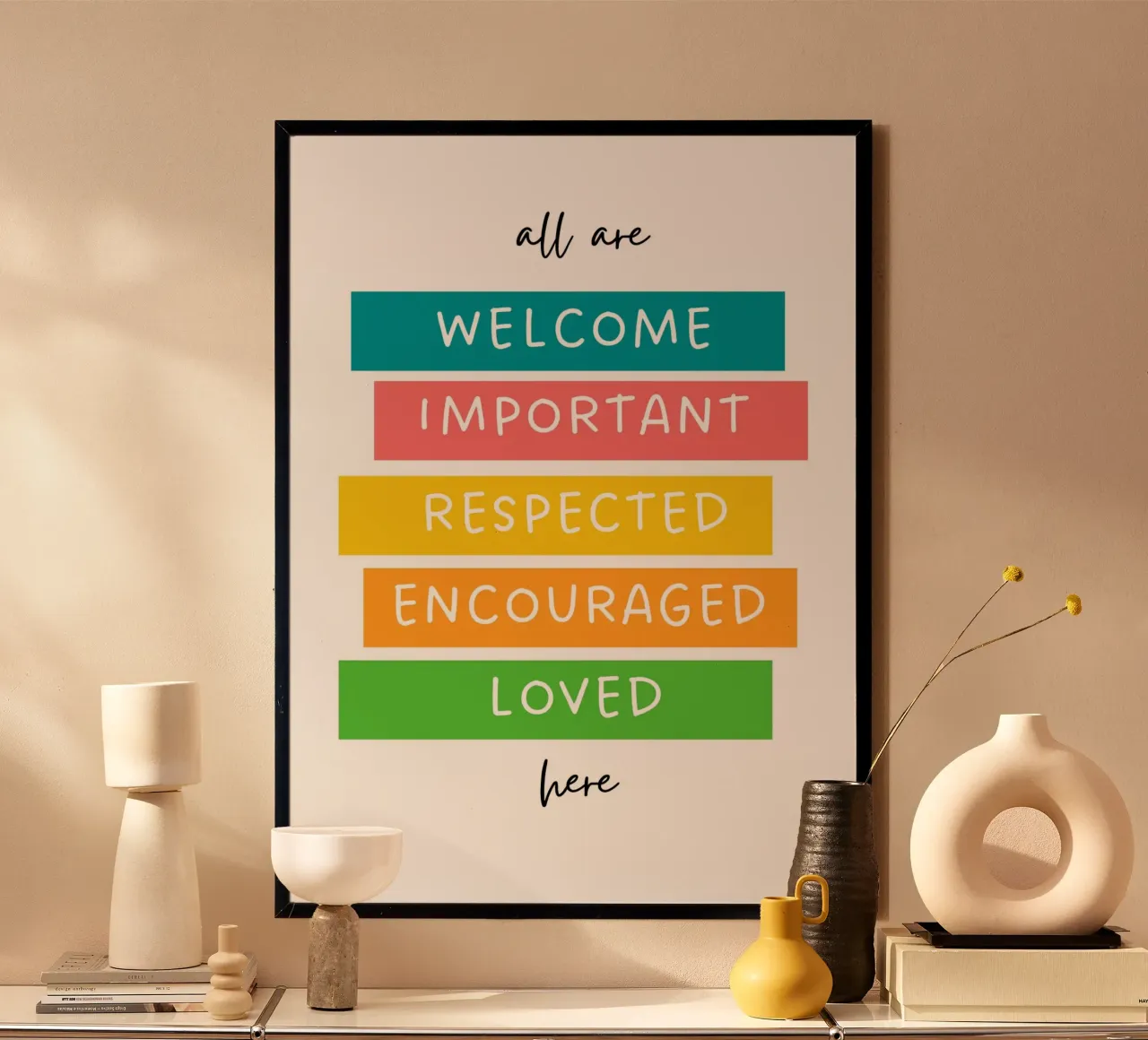 ALL ARE HERE poster da Daily Motivation