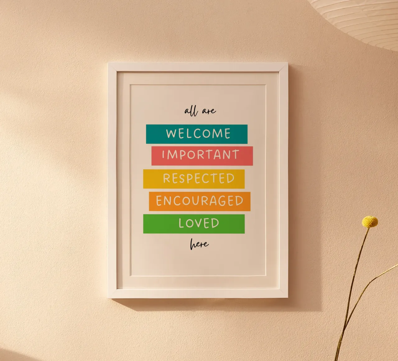 ALL ARE HERE poster da Daily Motivation