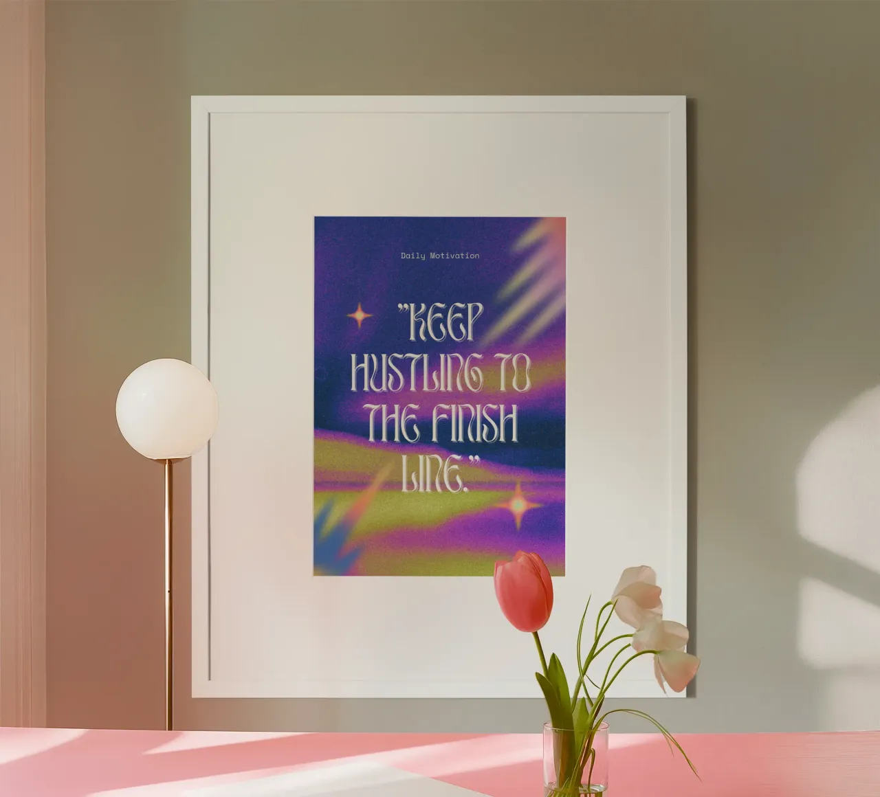 KEEP HUSTLING poster da Daily Motivation