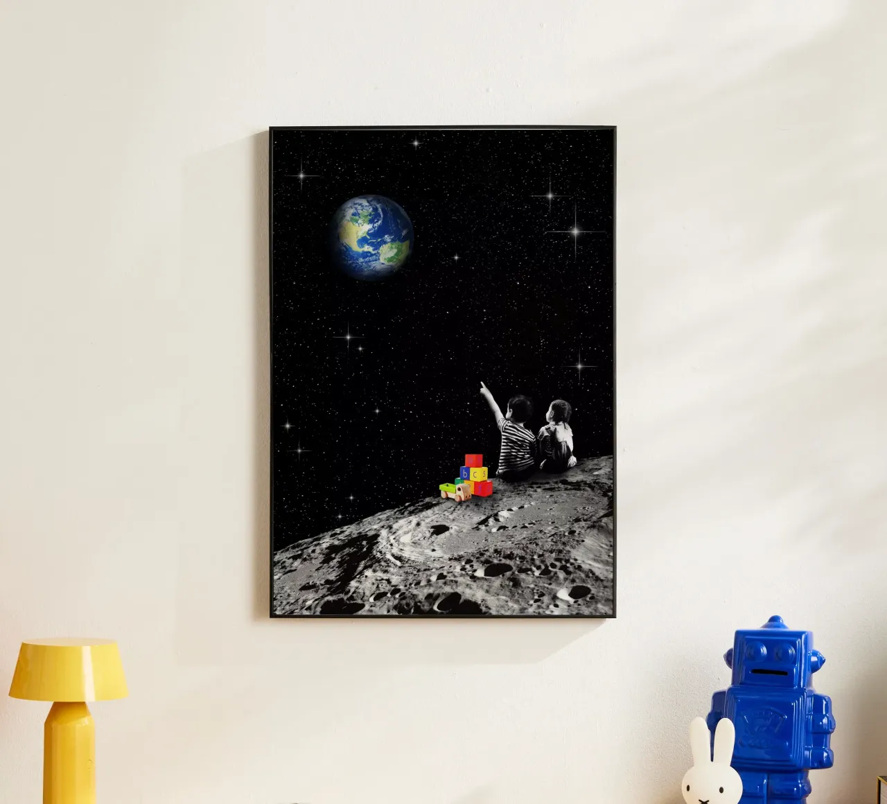 Together From The Moon alluminio dibond da Dikhotomy