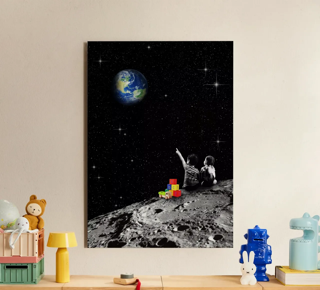 Together From The Moon alluminio dibond da Dikhotomy