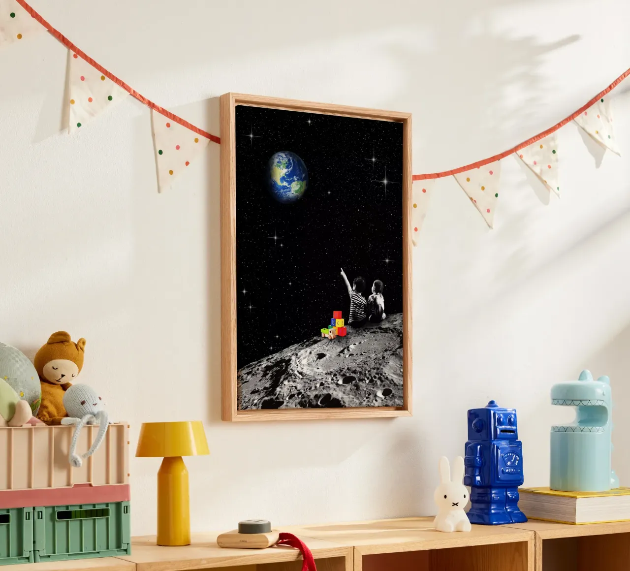 Together From The Moon tela con Cornice a cassetta da Dikhotomy