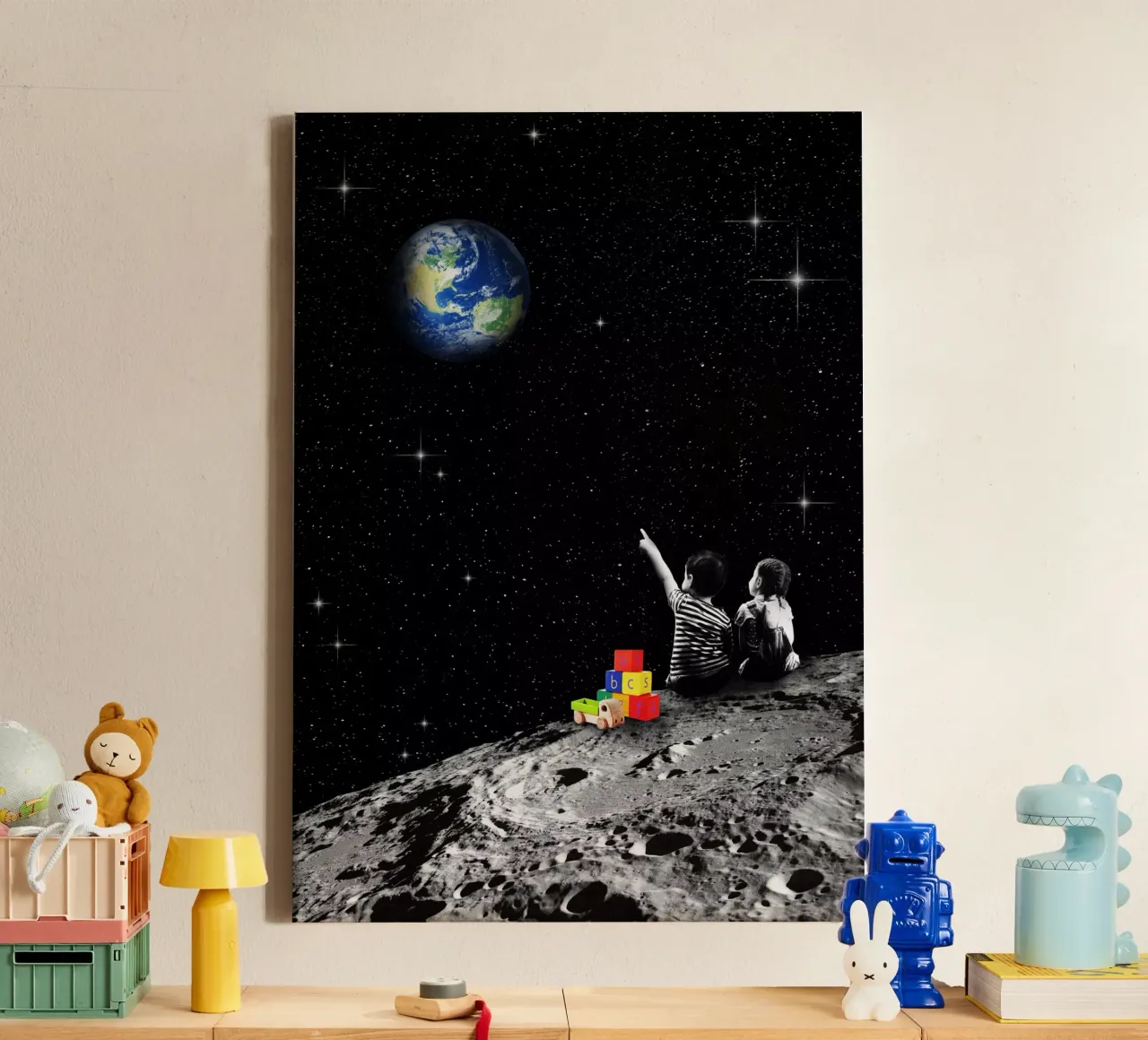 Together From The Moon tela con Cornice a cassetta da Dikhotomy