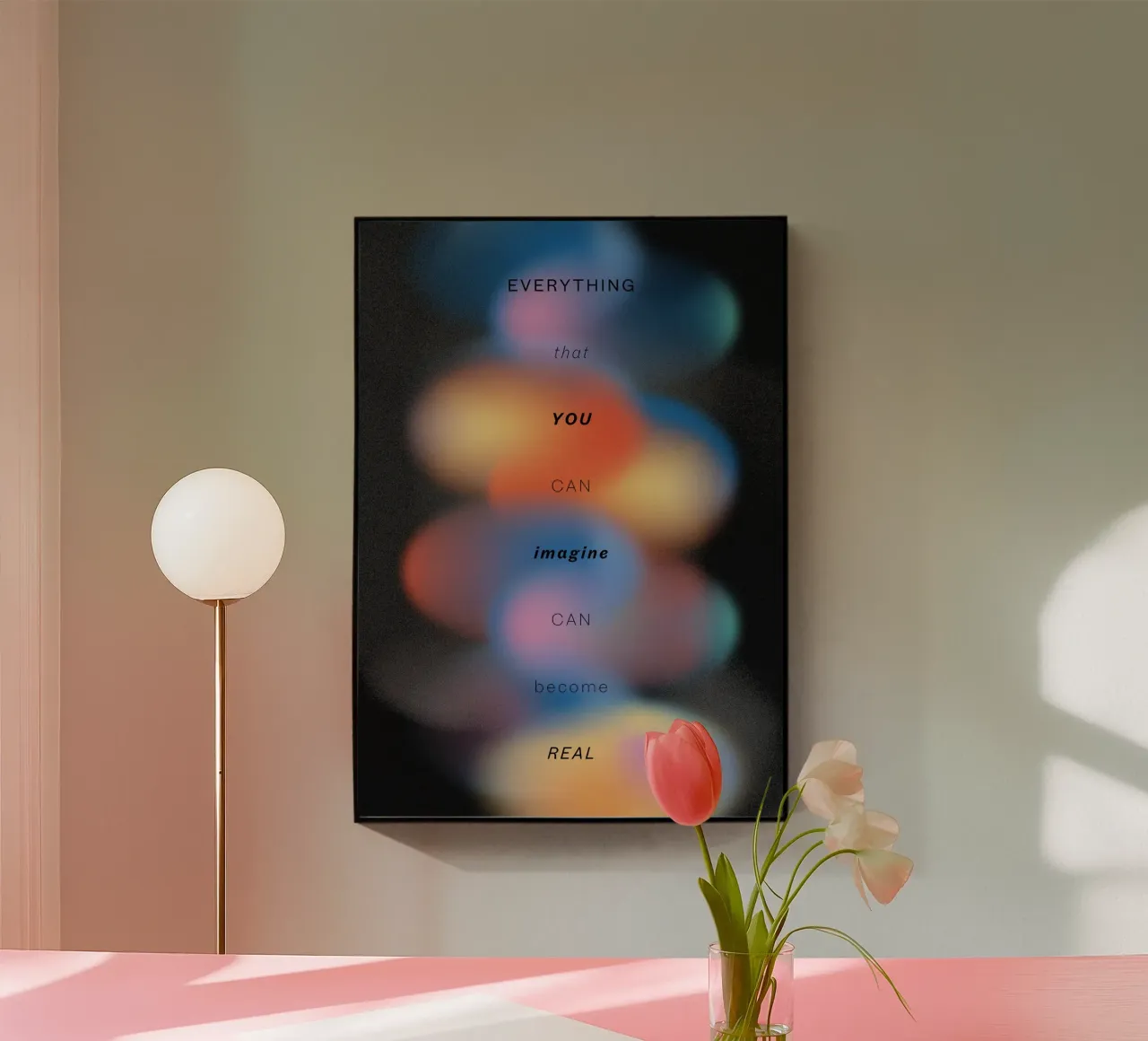 IMAGINE plexiglass da Daily Motivation