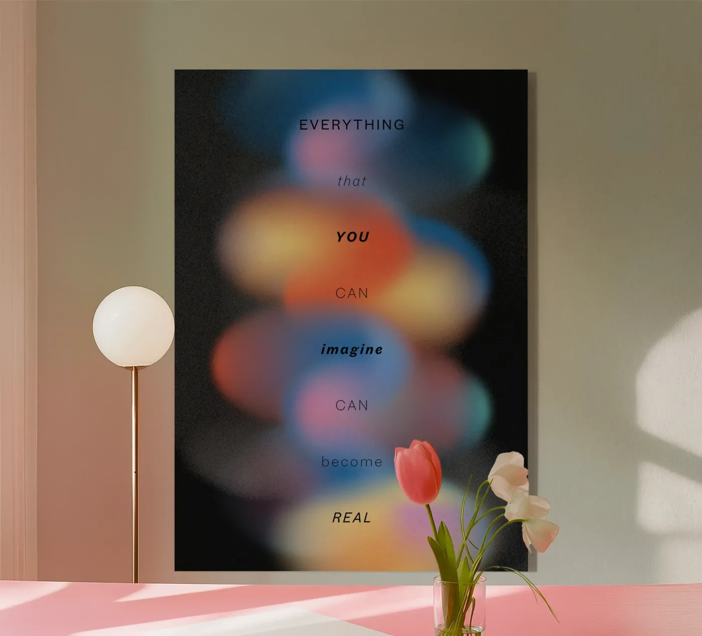 IMAGINE plexiglas de Daily Motivation