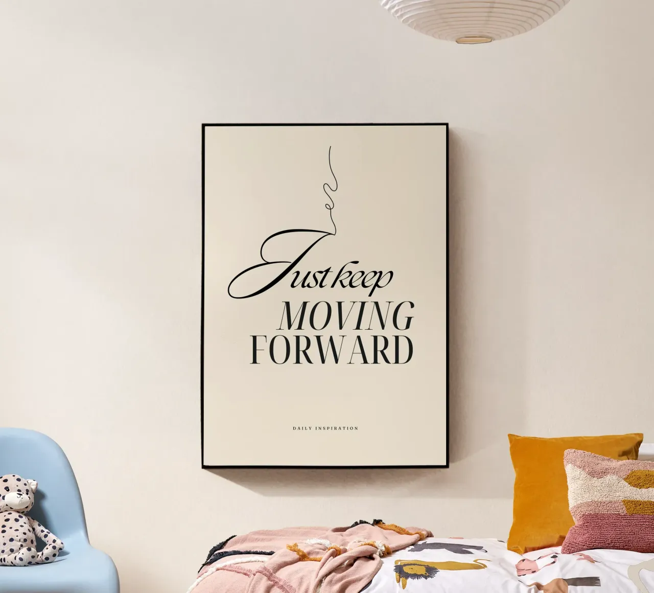 JUST KEEP MOVING FORWARD plexiglass da Daily Motivation