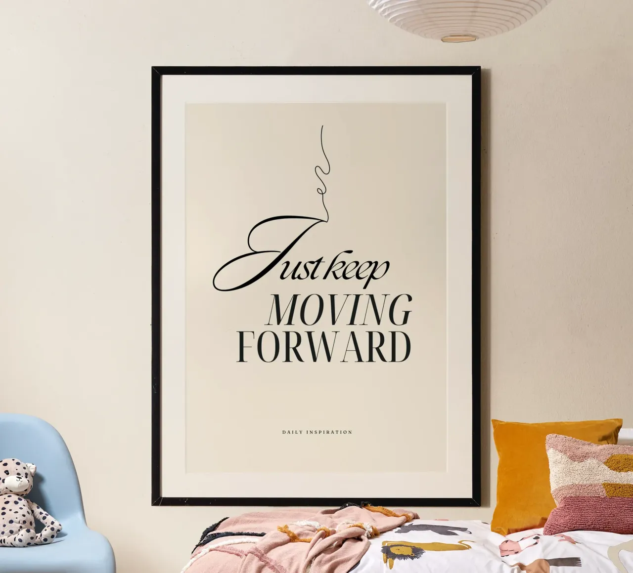 JUST KEEP MOVING FORWARD poster da Daily Motivation