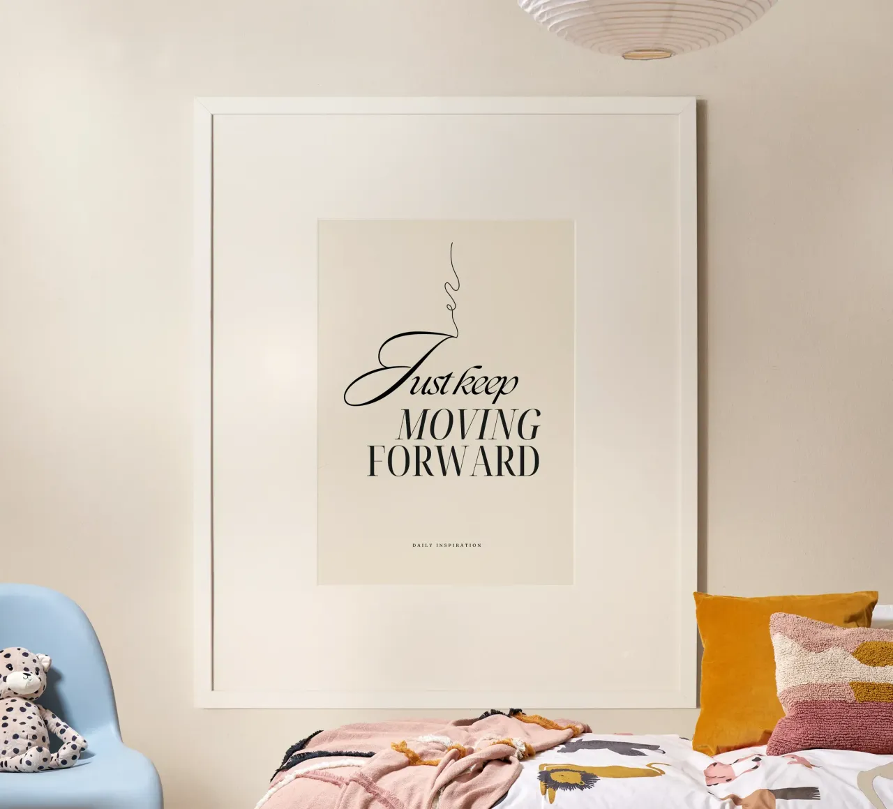 JUST KEEP MOVING FORWARD poster da Daily Motivation