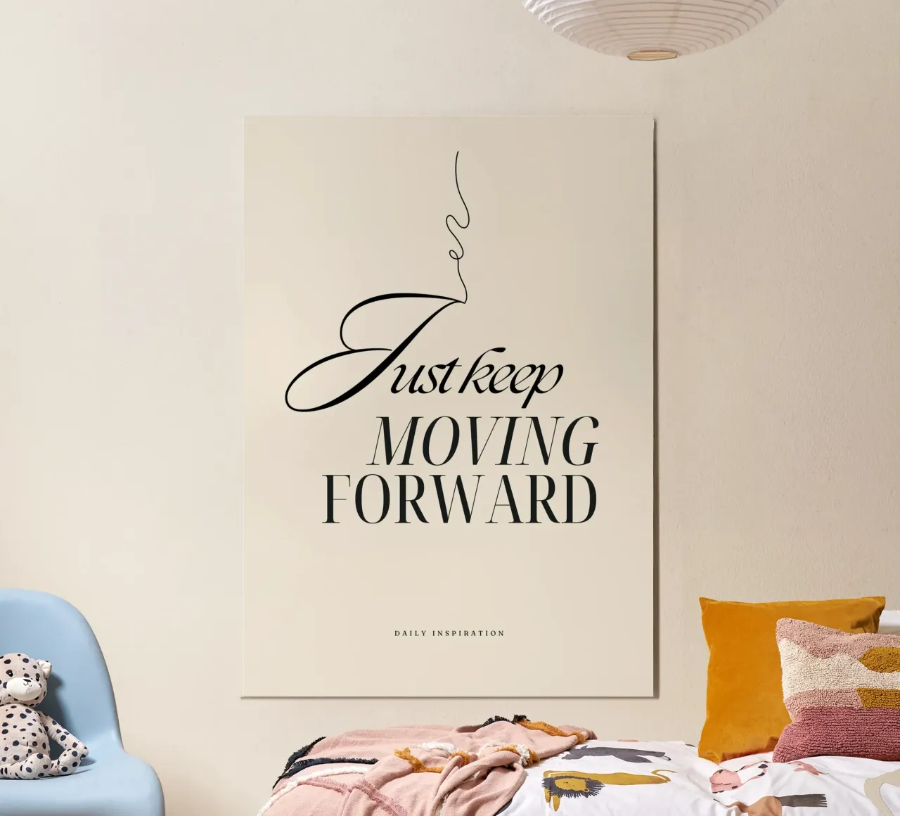 JUST KEEP MOVING FORWARD poster da Daily Motivation