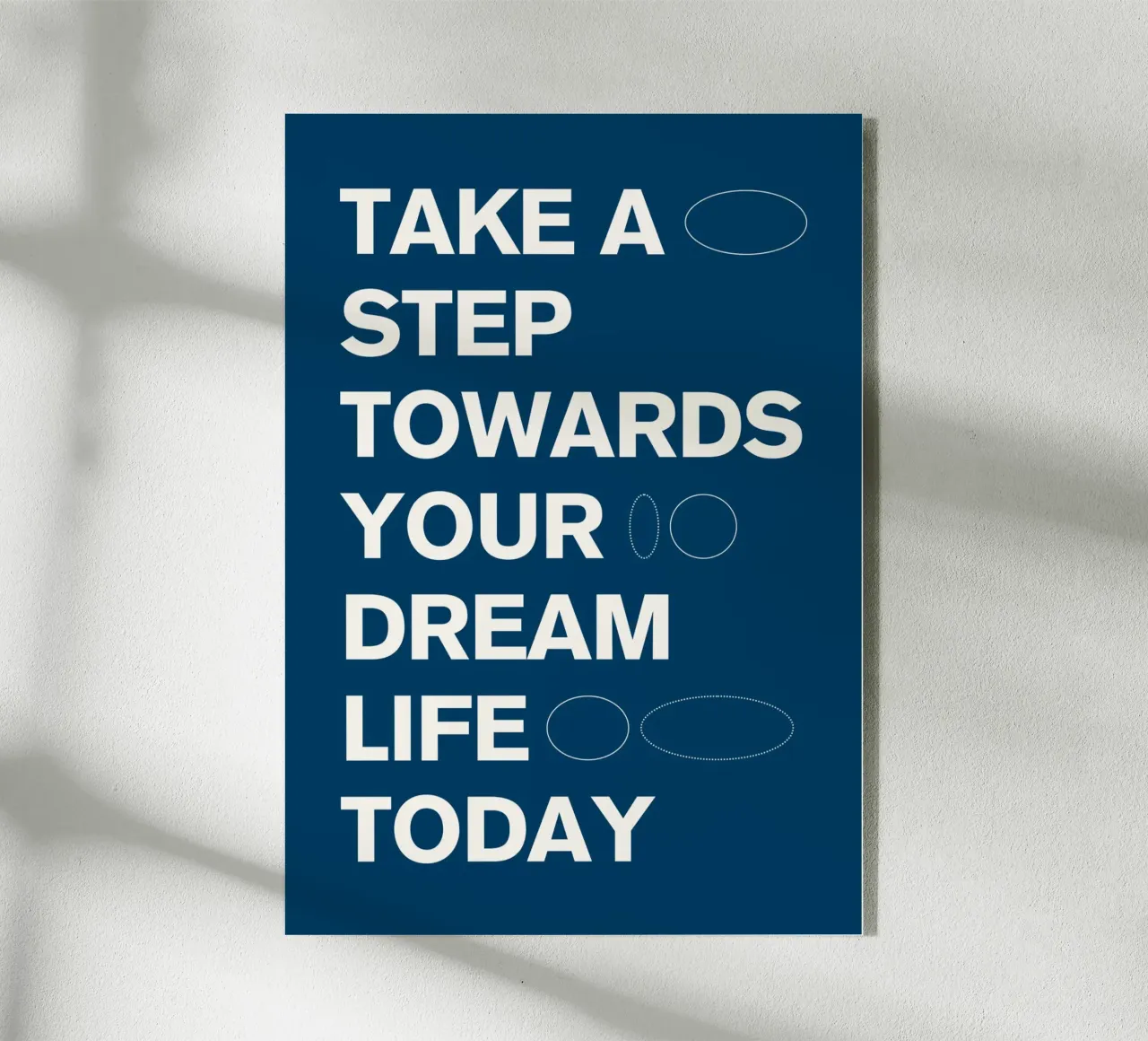 TAKE A STEP TOWARDS plexiglass da Daily Motivation