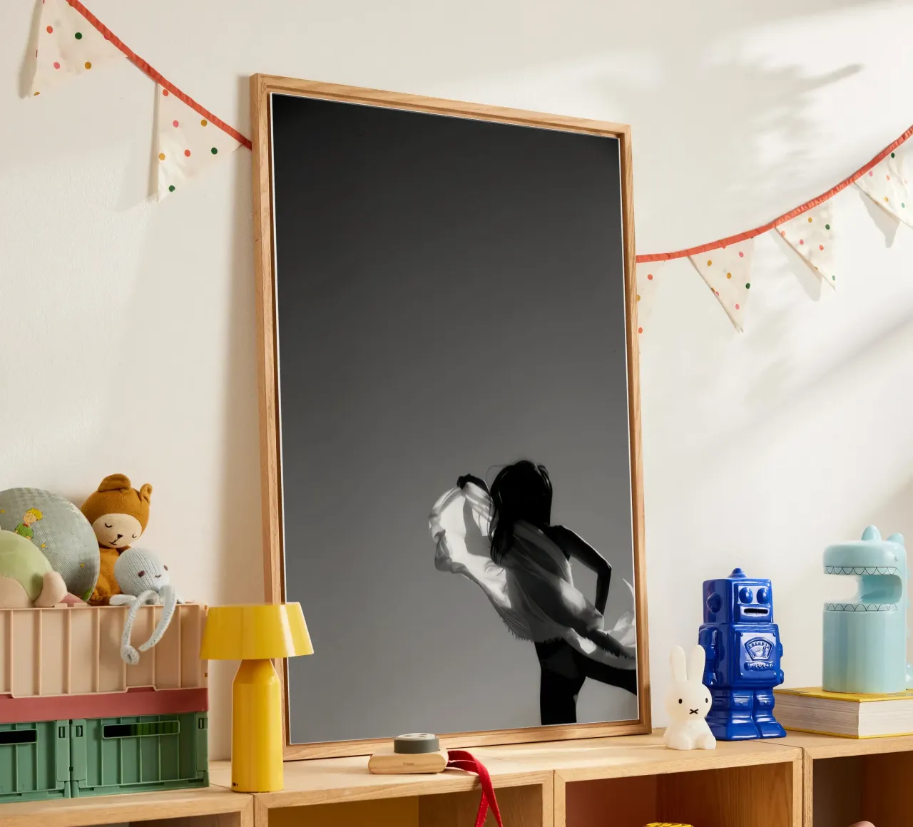 Jump acrylic glass by clssical moment