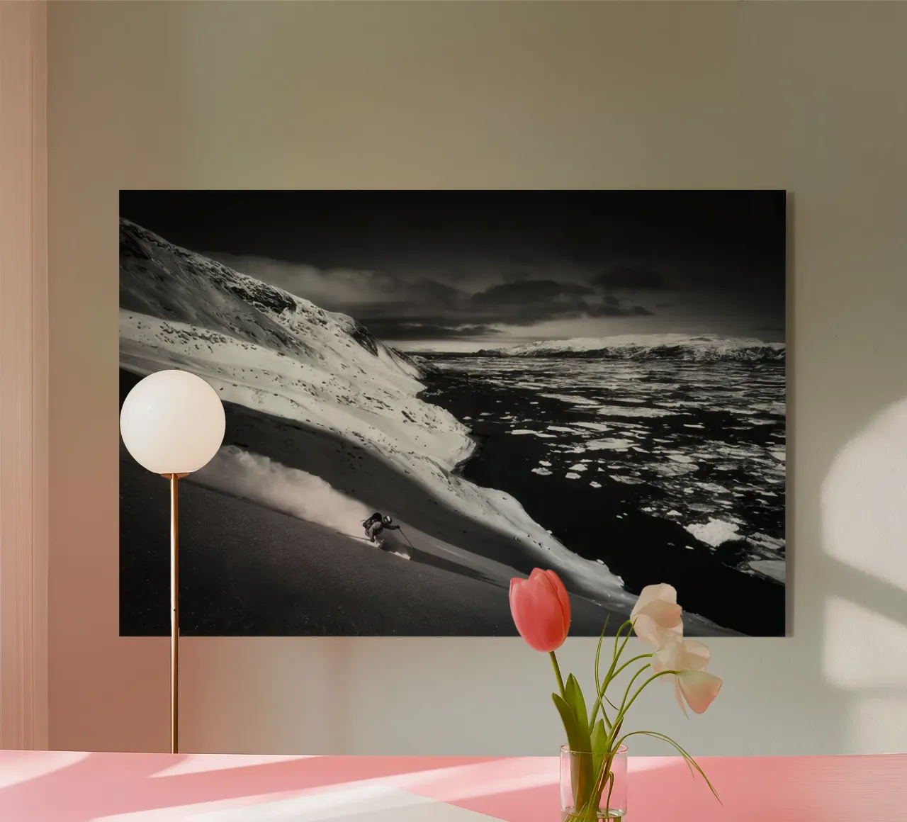 Freeride Ski 55 plexiglass da clssical moment