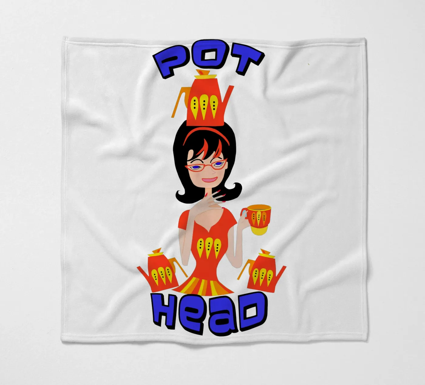 Pot Head Fleecedecke von Lynndarakos