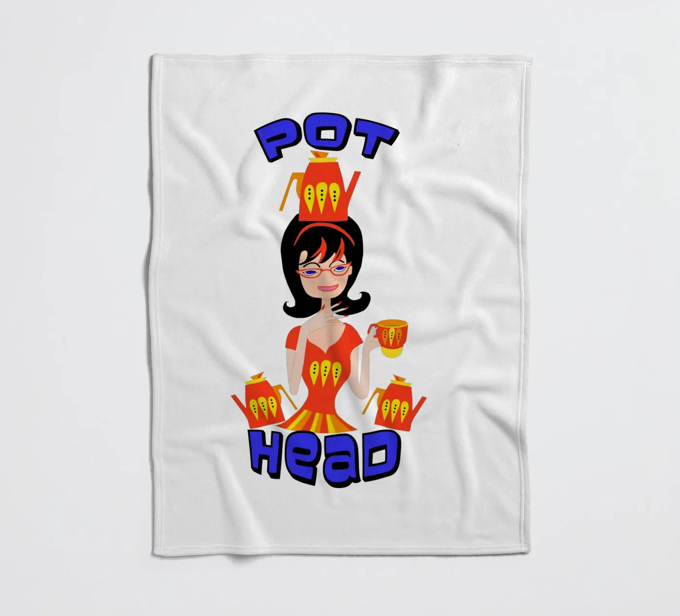 Pot Head Fleecedecke von Lynndarakos