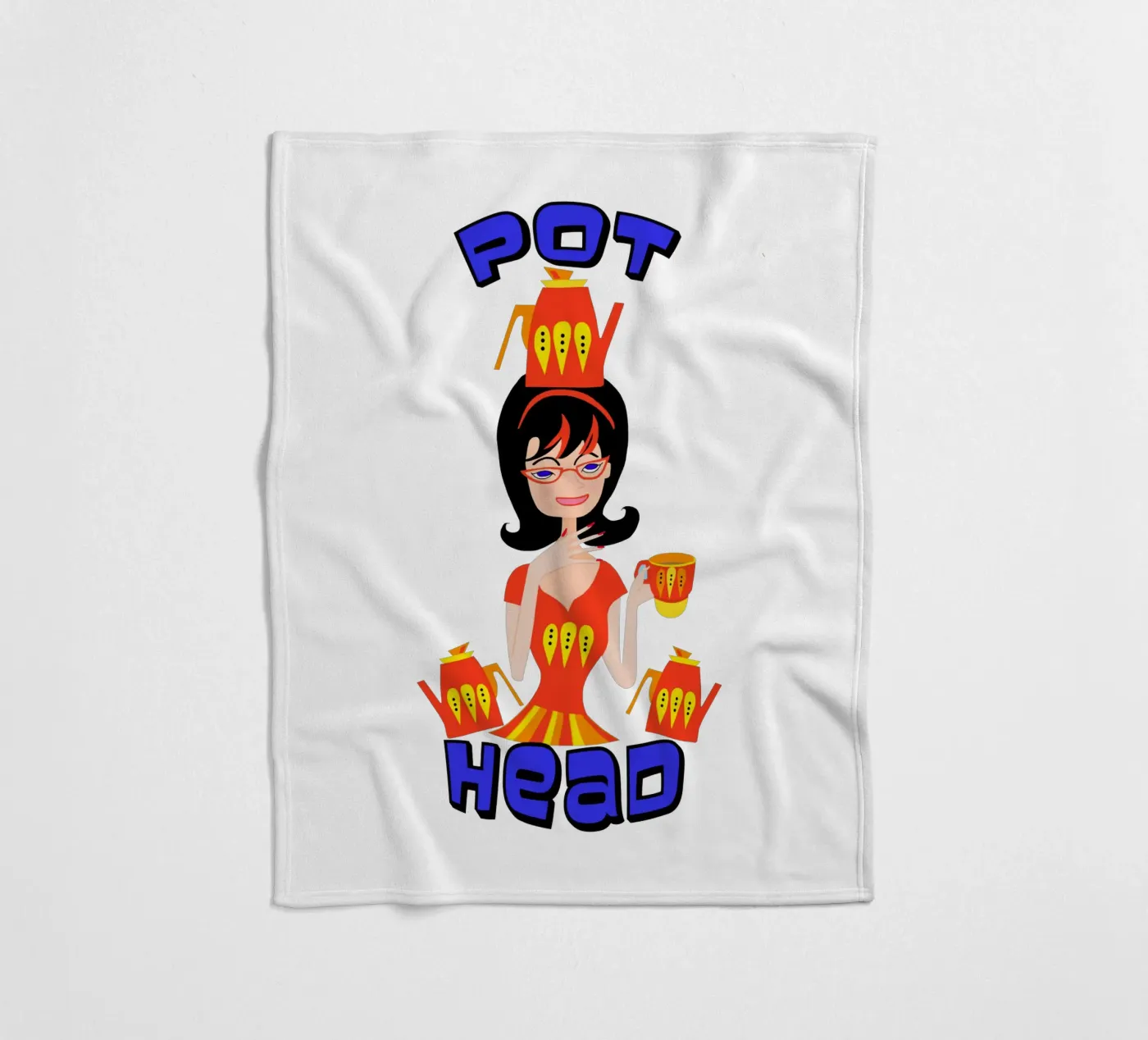 Pot Head Fleecedecke von Lynndarakos