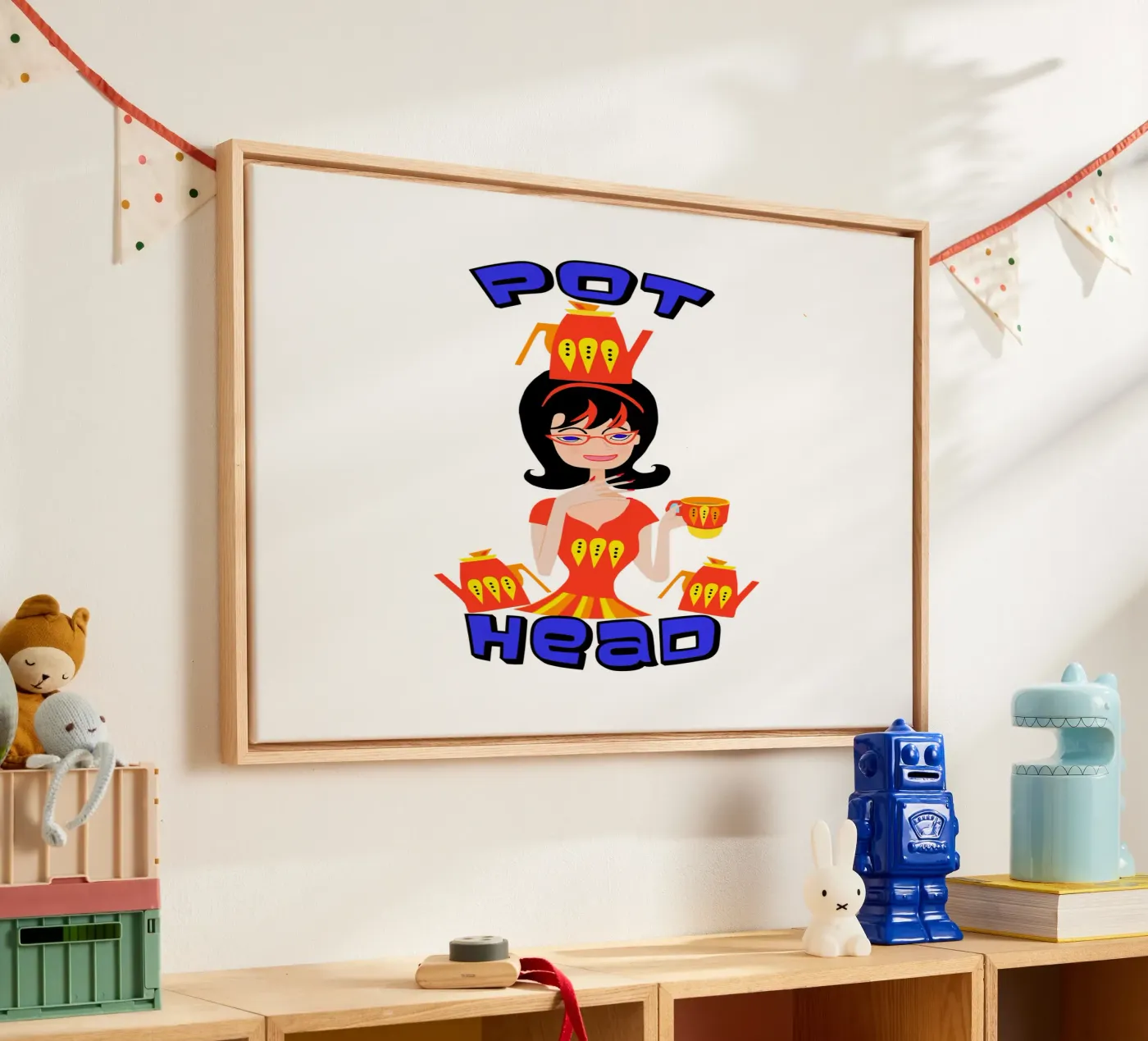 Pot Head tela da Lynndarakos