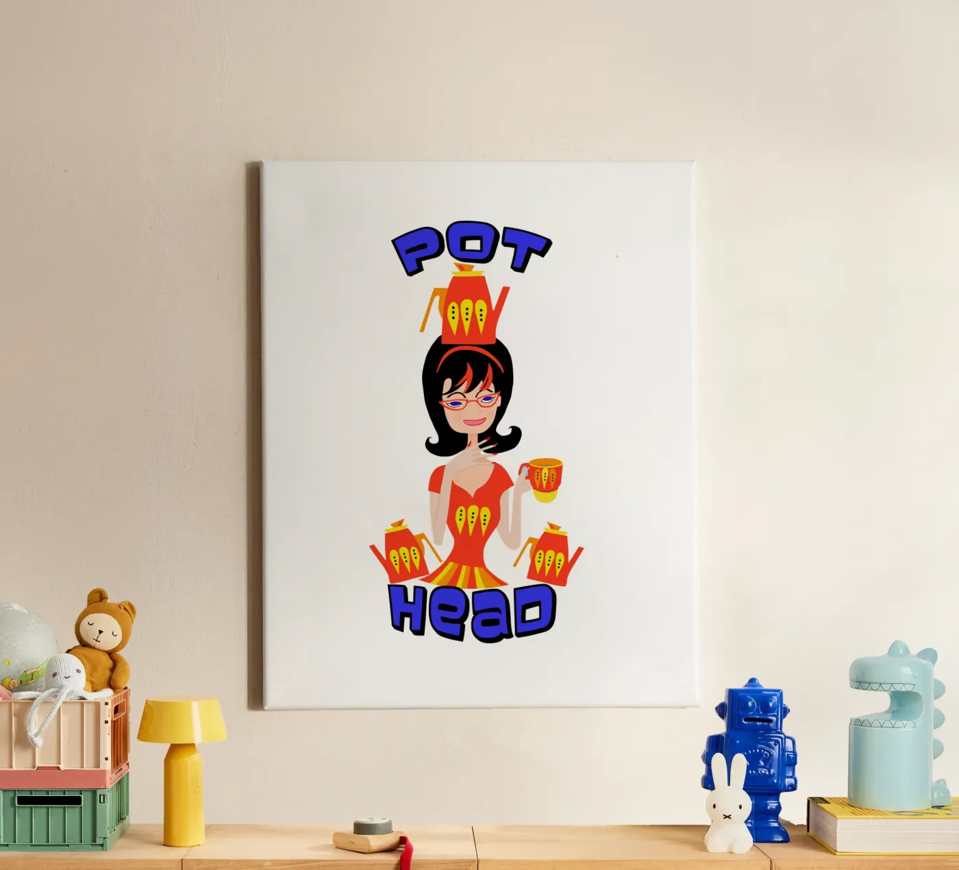 Pot Head tela da Lynndarakos