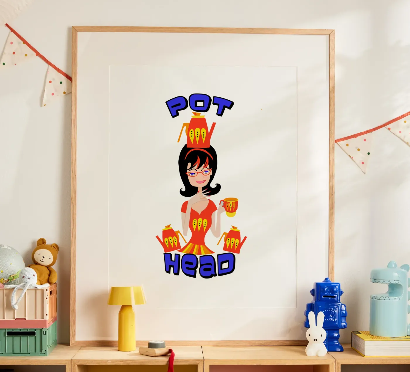 Pot Head poster van Lynndarakos