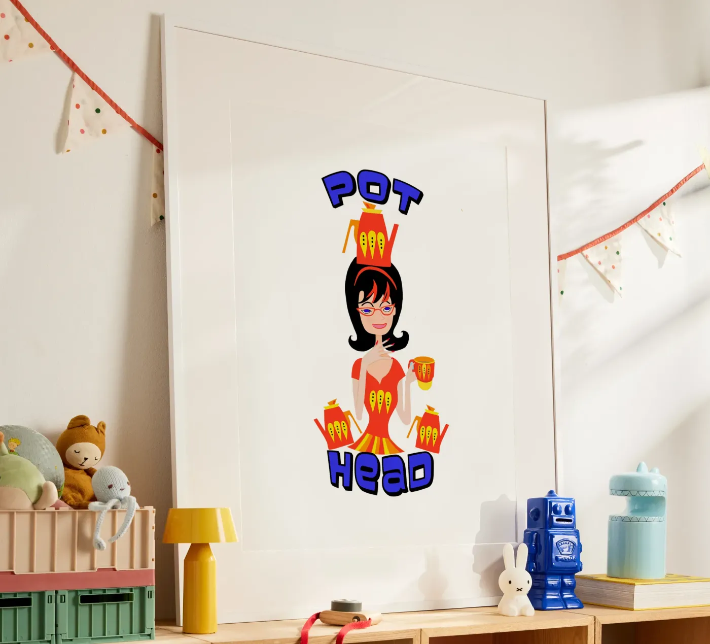 Pot Head poster van Lynndarakos