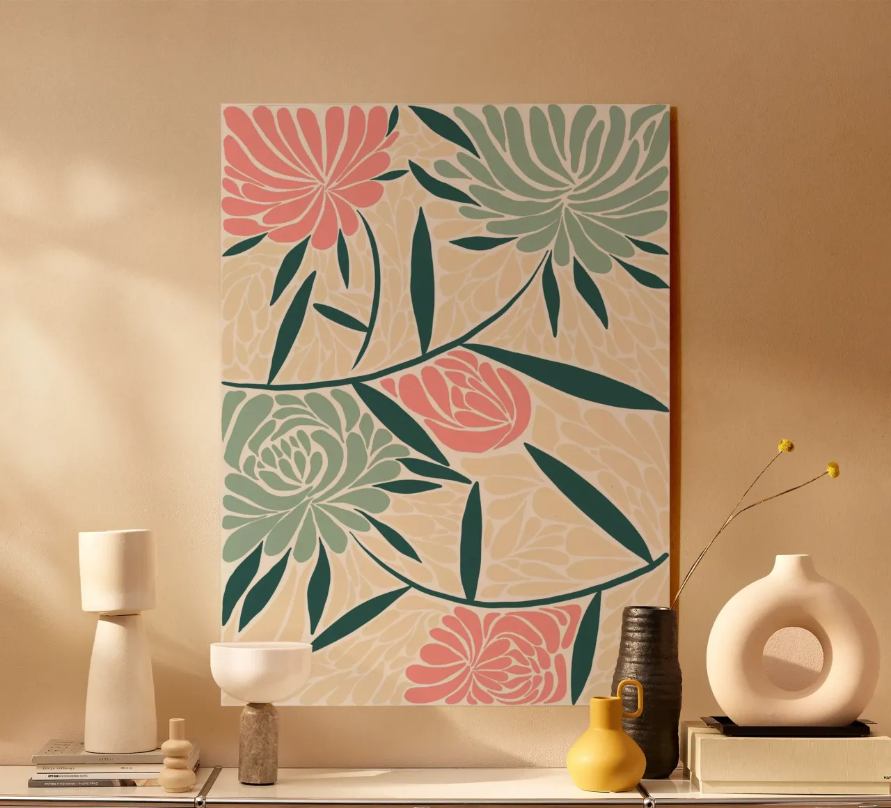 Botanical Pattern plexiglass da Artsy Bessy