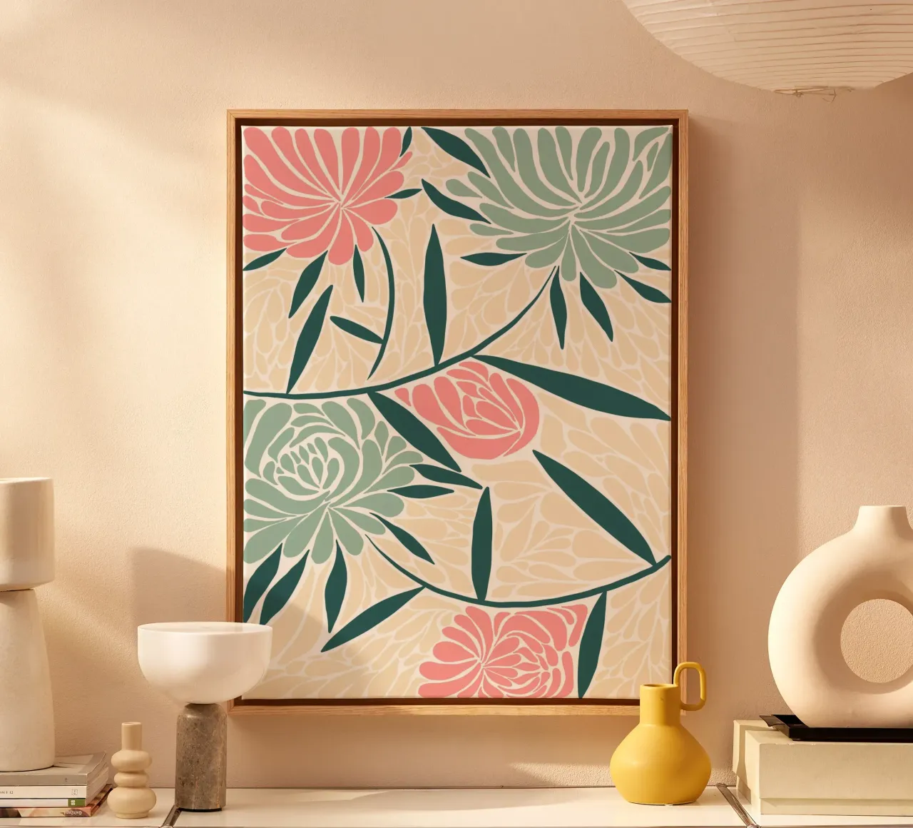 Botanical Pattern tela da Artsy Bessy