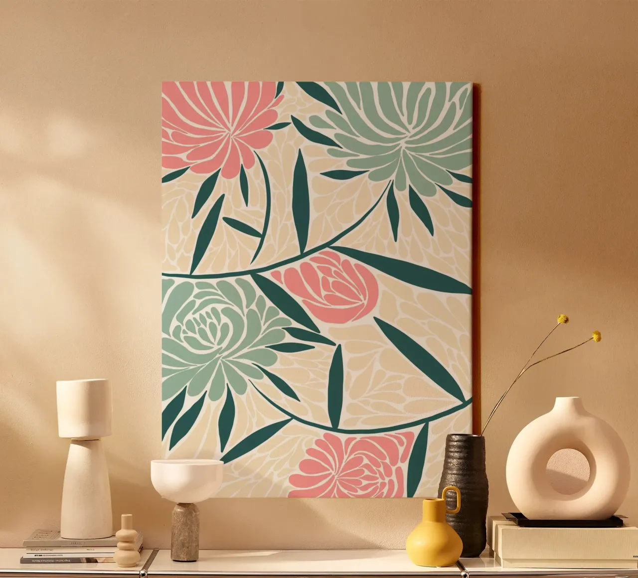 Botanical Pattern tela da Artsy Bessy