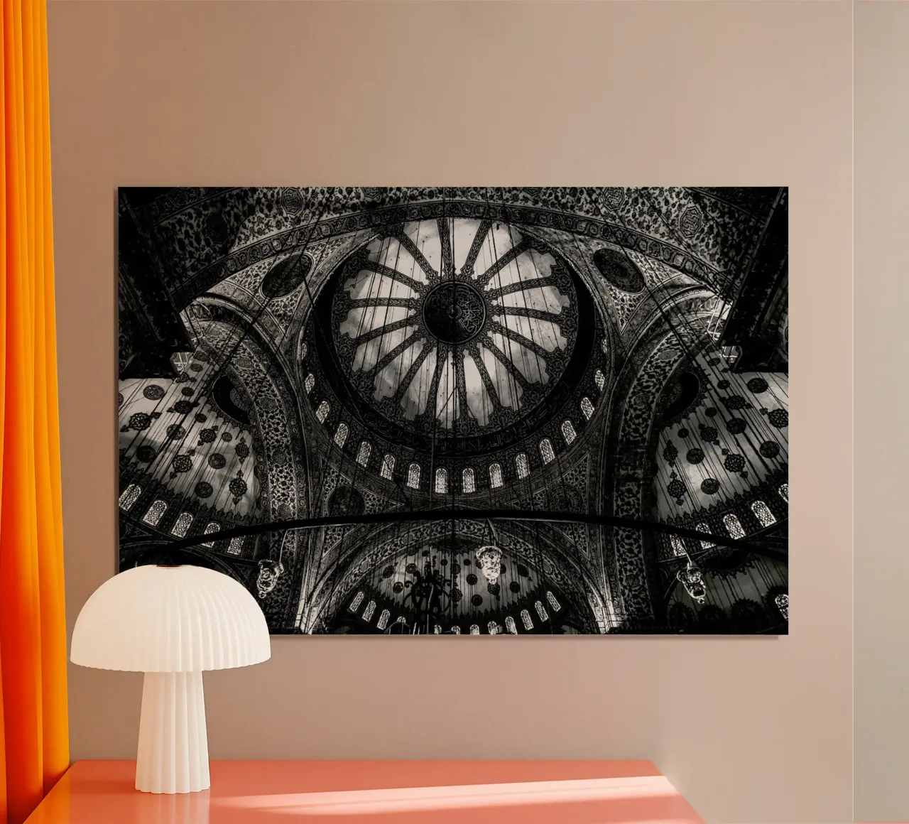 Blue Mosque - Michael Jurek poster con telaio in plastica da Pictufy