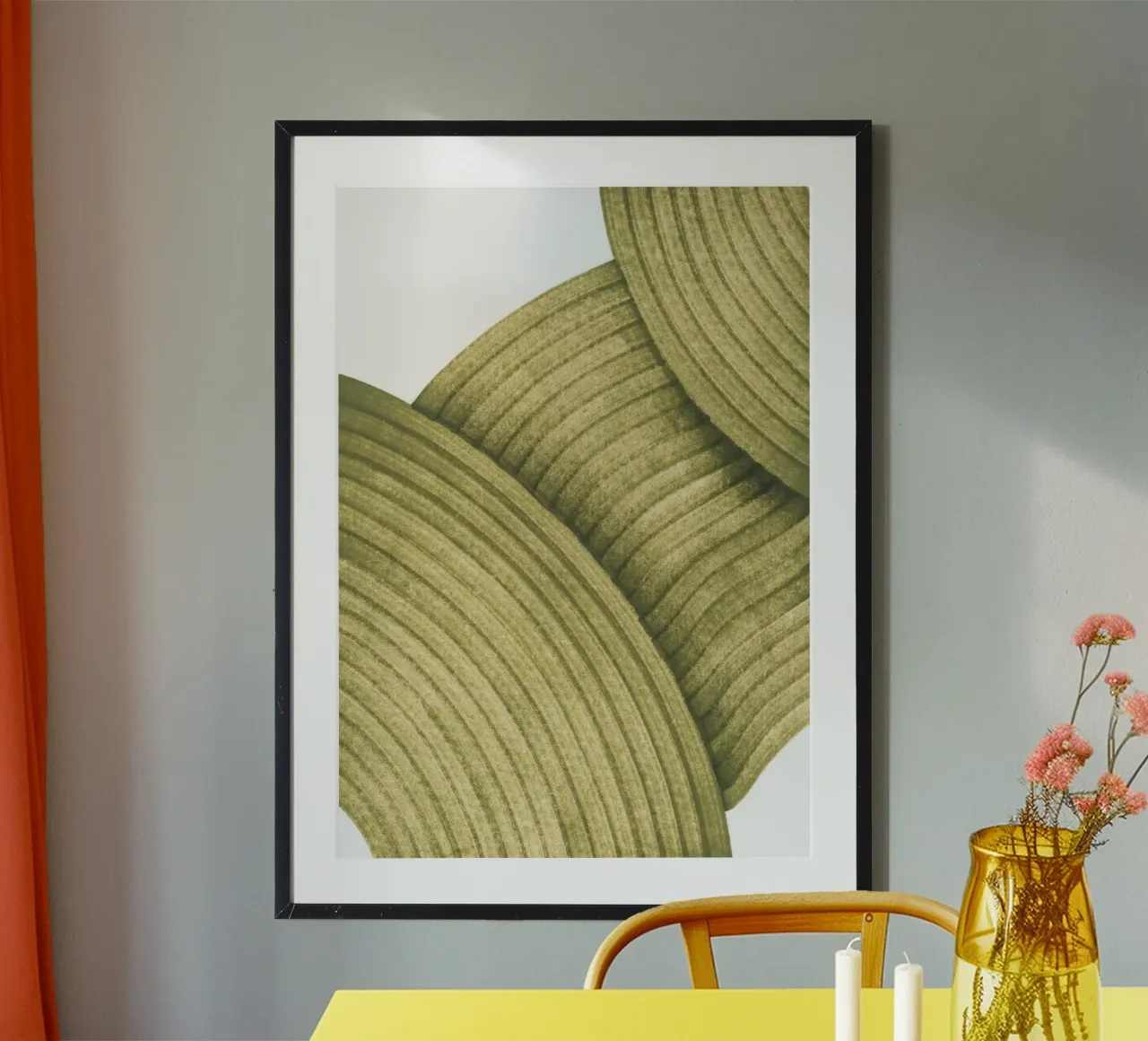 Musa Sapientum poster con telaio in legno da studiosantai