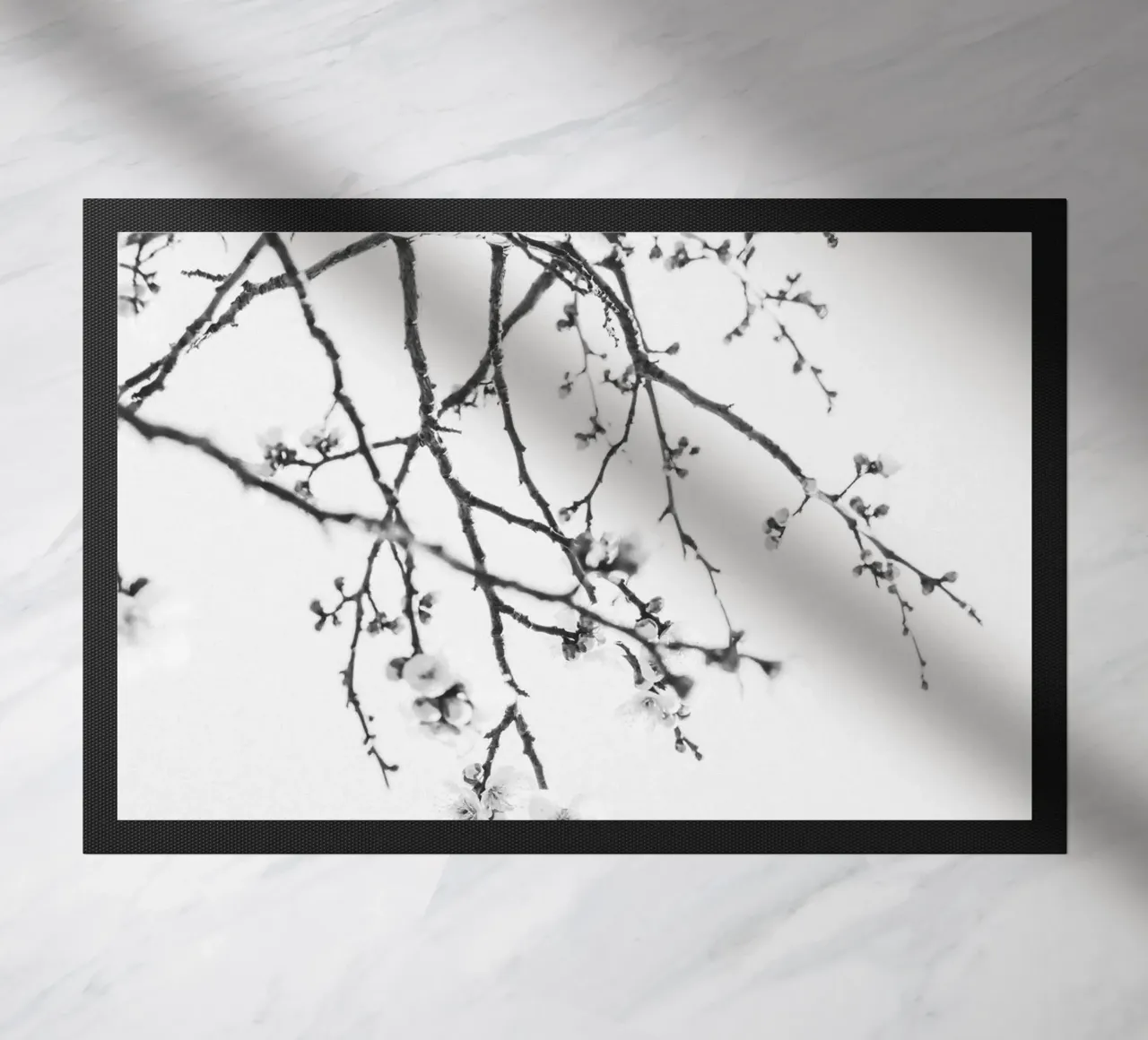 Branches BW doormat by PERSIE