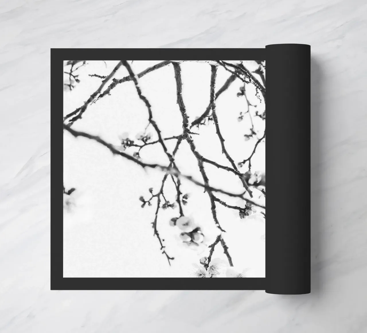 Branches BW doormat by PERSIE