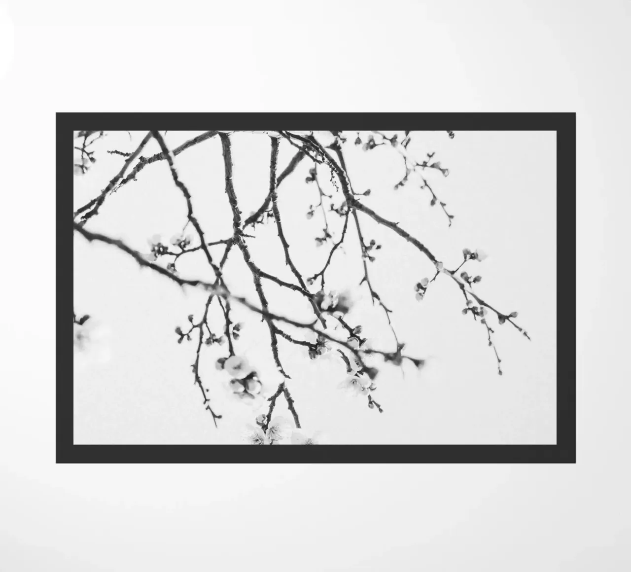 Branches BW doormat by PERSIE