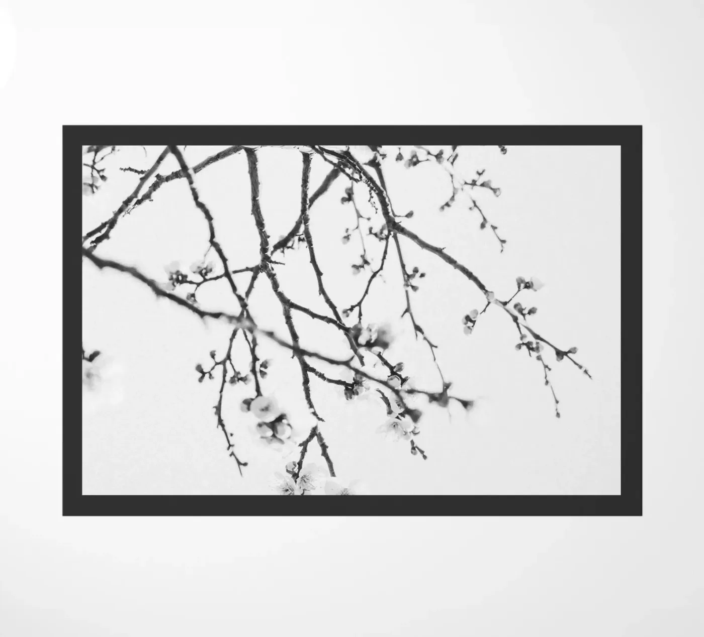 Branches BW doormat by PERSIE